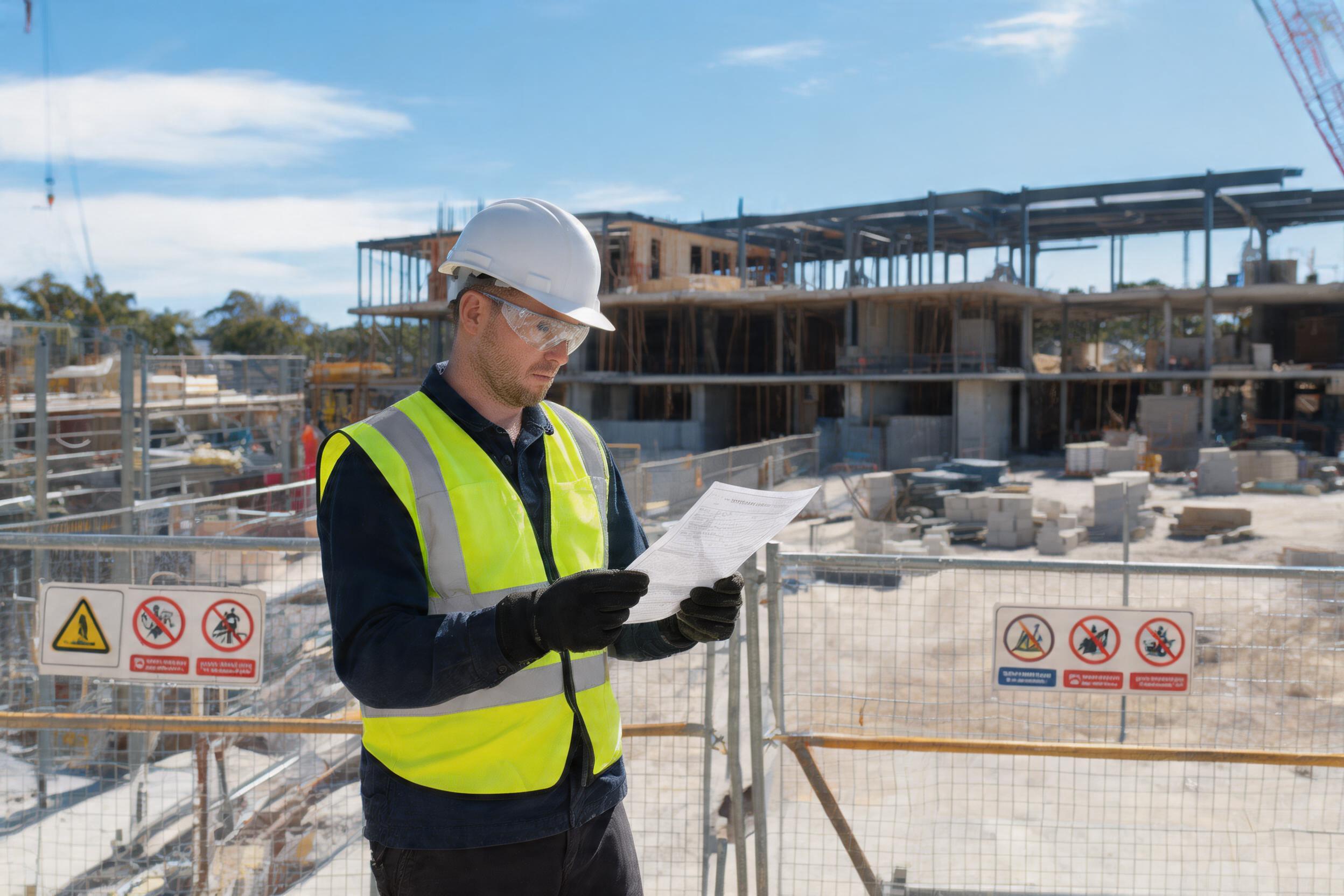 Following Workplace Health and Safety Requirements on Site